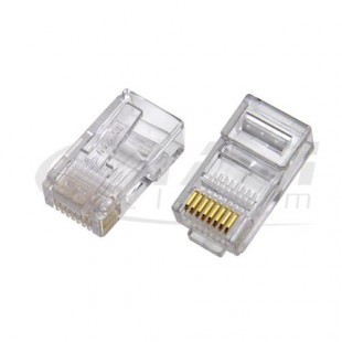 Conector Rj 45 Macho Cat 5e 